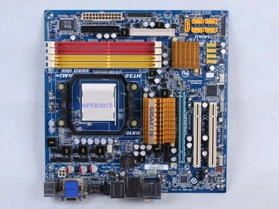Gigabyte GA-MA78GM-S2H V1.0 AMD 780G Socket AM3/AM2+/AM2 DDR2 Motherboard - Image 1 of 4