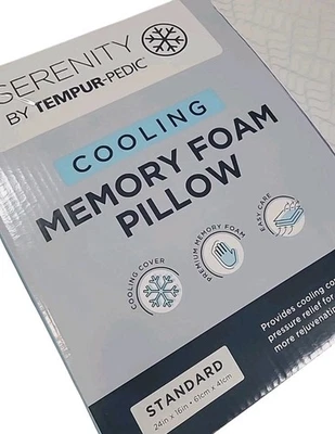 Almohada transpirable de espuma viscoelástica Tempur-Pedic soporte firme para cama Queen Foto 1 de 4