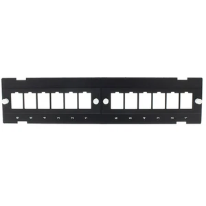 Leviton Quickport 12-Port Open Patch Block Face 49Q89-12J - Picture 1 of 8