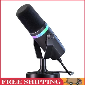 XLR/USB Dynamic Gaming Microphone RGB Dynamic Computer Microphone PC Mic - Bild 1 von 12