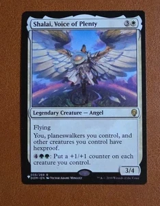 NM Shalai, Voice of Plenty 035/269 "The List" Reprint DOM Dominaria - Picture 1 of 1