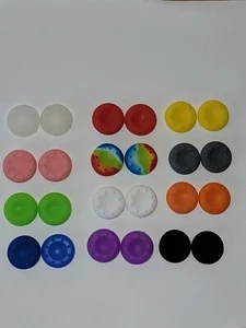 2 Pack Silicone Thumbstick Grips for PS5, PS4, PS3, PS2, Xbox-Buy 2  Get 1 Free - Picture 1 of 25