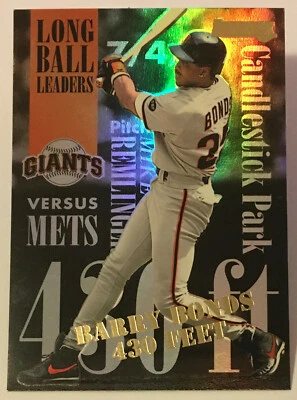 1995 Donruss - Long Ball Leaders - Barry Bonds - #7 - Giants - NrMt+ - Image 1 of 4