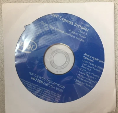 Intel Express Installer Driver and Utilities CD SW DB75EN - Image 1 of 2