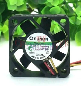 One For SUNON KDE1204PFV2 12VDC 1.0W 4CM 4010 3-PIN magnetic cooling fan - Picture 1 of 4