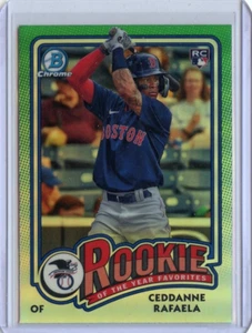 2024 Bowman Chrome Ceddanne Rafaela Boston red Sox #ROY-5 ⭐️💥🎯 MT - Picture 1 of 2