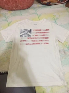 Ralph Lauren USA Flag Kid’s White T Shirt Size 6 New York City 1967 - Picture 1 of 3
