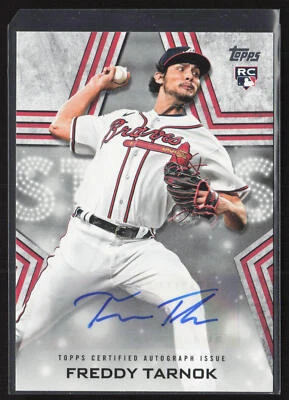 Freddy Tarnok 2023 Topps BSA-FRT Baseball Stars Autograph Atlanta Braves - Image 1 of 2