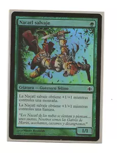 NACATL SALVAJE FOIL Shards of Alara MTG Wild Nacatl Magic Español - Imagen 1 de 1