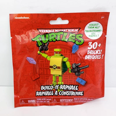 Juego de 30+ ladrillos de juguete Nickelodeon Teenage Mutant Ninja Turtles Build It Raphael Foto 1 de 4