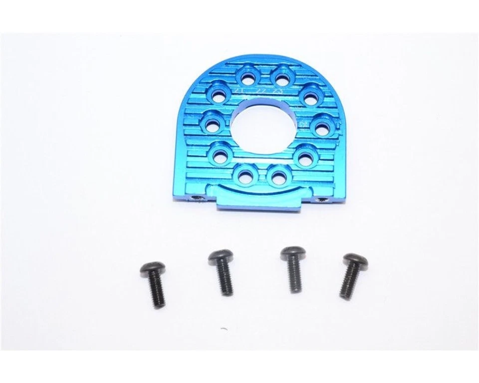 GPM Racing Alu Motor Halter mit Kühlrippen blau für Tamiya Tt02b Gpmtt2b018ab