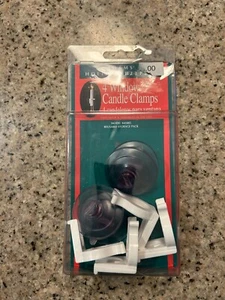 NEW Christmas Window Candle Clamps,No 1550991040, Adams Mfg Co set of 4 - Picture 1 of 1