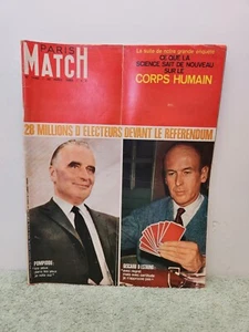 Paris Match Magazine No 1042 April 26, 1969 - Picture 1 of 23