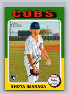 2024 Topps Heritage High Number #564 RC SHOTA IMANAGA Color variation Cubs - Picture 1 of 2