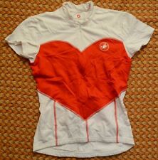 Castelli, Italy, Heart, women's Cycling Shirt, Size Small