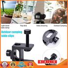 Mini Folding Lamp Pole Table Clip Useful Light Stand Table Clamps Camping Tools