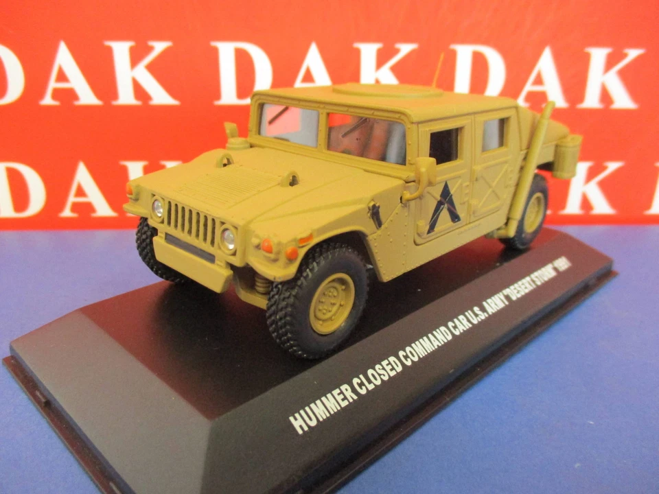 Die cast 1/43 Modellino Autoblindo Humvee Hummer Desert Storm US Army 1991 - Immagine 1 di 3