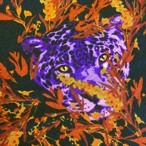 Lularoe Sz XS, NWT Carly Dress Purple Cheetah, Animal Print, High/Low, Stretch - Picture 1 of 8