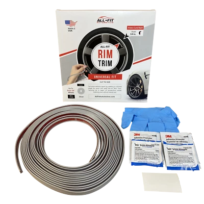 Kit de banda de rueda de color moldeada de anillo [plateado] All-Fit para BMW Foto 1 de 3