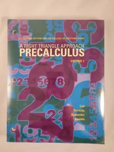 Precalculus : A Right Triangle Approach Books a la Carte Edition Custom Idaho - Imagen 1 de 2
