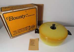 Olla y tapa de horno holandés Wear-Ever Bounty de colección amarillo dorado MCM 5 QT NUEVO - Imagen 1 de 14
