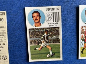 PANINI CALCIATORI 1976/77 JUVENTUS SPINOSI N 163 MAI ATTACCATA - Picture 1 of 2