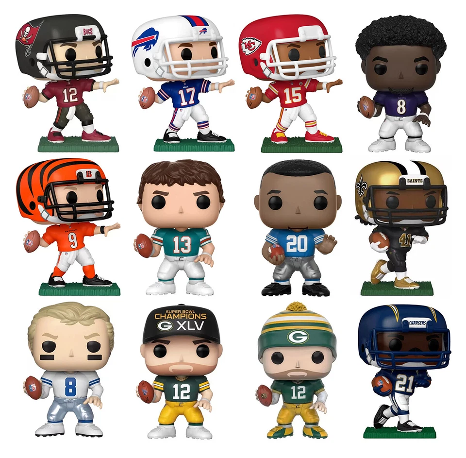 Funko Pop Vinyl Figure - NFL Football Series - Choose Your Player - New In Box