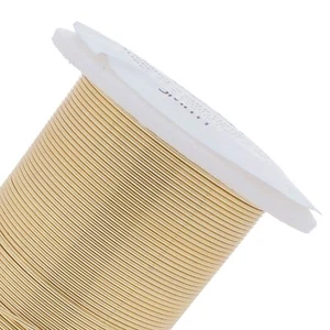 Wire, BeadSmith Tarnish Resistant GOLD 1/2 Hard 24 Gauge Wrapping 30 Yard Spool - Picture 1 of 4