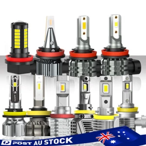AUXITO H8 H9 H11 LED Headlight 6500K High Low Beam Bulb Conversion Kit Fog Light - Picture 1 of 125