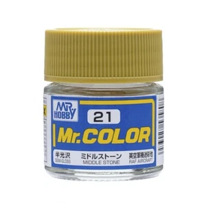 Pintura lacada Mr. Hobby Mr. Color PIEDRA MEDIA SEMIBRILLANTE 10 ML - Pintura al óleo - Imagen 1 de 1