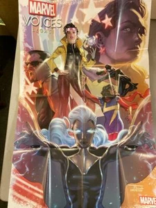 Marvel Voices Legacy Folded Promo Poster 24" X 36" Storm Ms. Marvel Blade NM FZ - Imagen 1 de 1