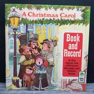 A Christmas Carol Book and Record Perter Pan Records 1977 - Bild 1 von 8