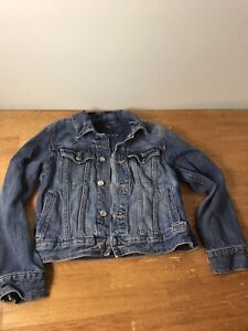 Gap kids blue jean jacket size large 1969