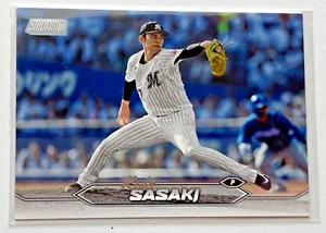 Dodgers Roki Sasaki Topps Stadium Club 2024 NPB Chiba Lotte Marines R92 - Bild 1 von 2