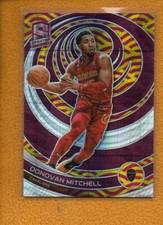 Donovan Mitchell 2022-23 Panini Spectra Base Asia Red & Yellow Prizm #146 /75