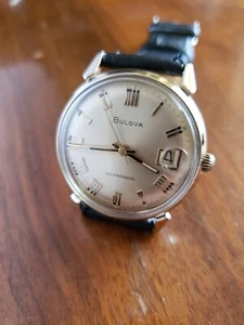 BULOVA GF CASE DATE AUTOMATIC TIMEPIECE AND SERVICED 1967 - Picture 1 of 9