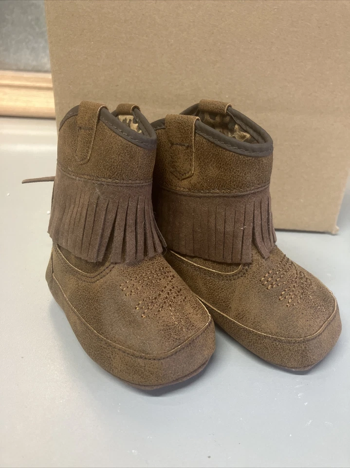 Botas Baby Buckets Blazon Roxx Marrón/Rosa Niñas Infante Foto 1 de 4