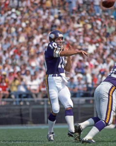 Minnesota Vikings FRAN TARKENTON Glossy 8x10 Photo Football Print Poster HOF 86 - Picture 1 of 1