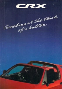Honda CRX VTi Electric Roof 1992-93 UK Market Single Sheet Sales Brochure - Picture 1 of 2