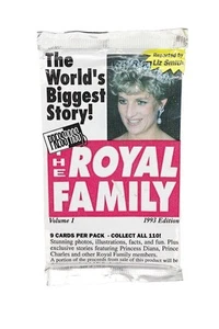 PressPass 1993 The Royal Family Volume #1 Trading Cards Pack - Picture 1 of 2