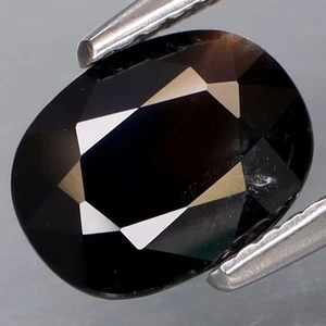 Gema preciosa natural azul marrón sin calefacción de zafiro piedra preciosa suelta Tanzania de 2,52 quilates - Imagen 1 de 4