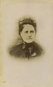 France Woman Portrait Old CDV photo 1890 #3 - Picture 1 of 3