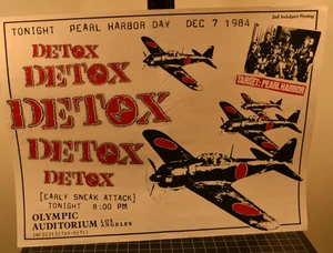 DETOX @ OLYMPIC AUDIDITORIUM LA, CA - DEC 7, 1984 - YOUTH BRIGADE - CIRCLE JERKS - Picture 1 of 9