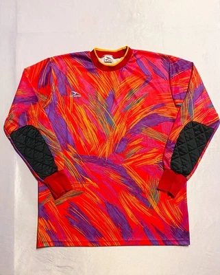 Camiseta de portero geométrico vintage XL estilo Jorge Campos FIFA fútbol fútbol Foto 1 de 4