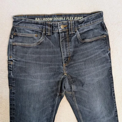 Jeans Duluth Trading Ballroom Doble Flexible Para Hombre 32x30 Azul Calce Ajustado Denim Trabajo Foto 1 de 4