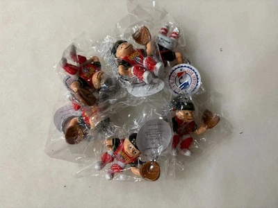 6 -J.F. Sports Pittsburgh Pirates Lil' Brat Catcher Key Chains - Image 1 of 3