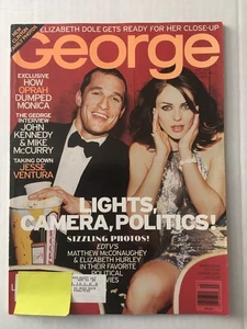 George Magazine MAR 1999 Political Movies & JFK Jr. Mike McCurry Interview - Foto 1 di 3