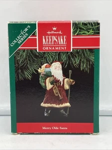 1991 Hallmark Andenken Ornament Merry Olde Santa #2 Serie - KOSTENLOSER VERSAND - Bild 1 von 4