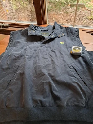 Bobby Jones Silk Shell Green Masters Golf Jacket 1/4 Button Long Sleeve Size 2xl - Image 1 of 4