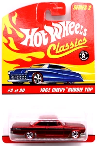 Hot Wheels Classics Series 2 #2 1962 Chevy Bubble Top. SF rot RL5spk's - Bild 1 von 4